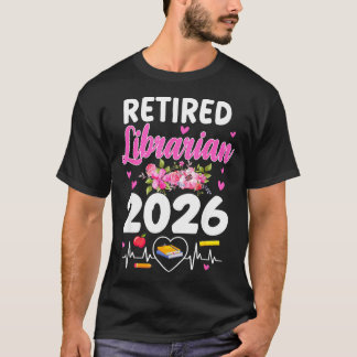Camiseta Bibliotecario jubilado desde 2026 bibliotecario es