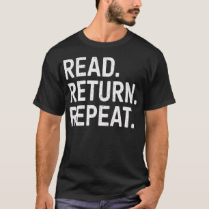 Camiseta Bibliotecario Lector Libros Escuela Leer Devolver
