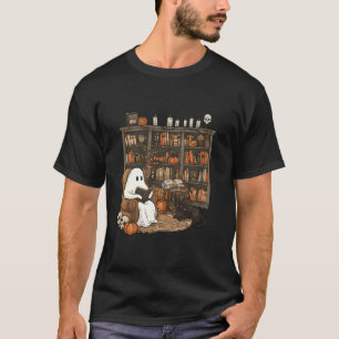 Camiseta Bibliotecario Retro Estante Profesora Boujee Gato