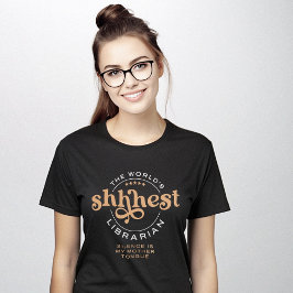Camiseta Bibliotecario Shhh Elegant