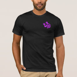 Camiseta Bicep Curl Minimalist Gym - Purple Fitness Design