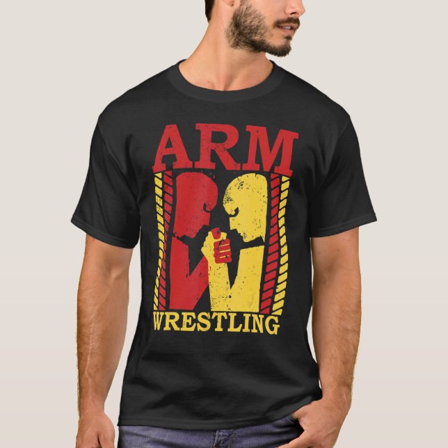 Camiseta Biceps de pulsera para atleta de lucha armada de l (Anverso)
