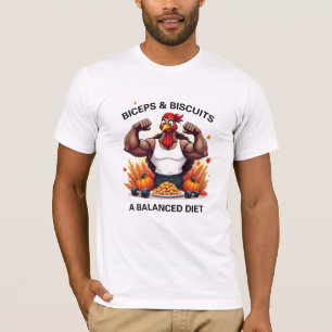 Camiseta Biceps y Biscuits: Un ajuste equilibrado del día d