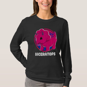 Camiseta Biceratops Bisexual Triceratops Lgbtq Orgullo Gay 