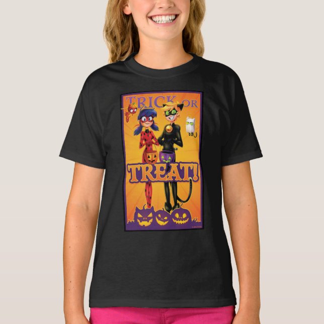 Camiseta Bicho de liga y gatos | Trick o Trek! (Anverso)