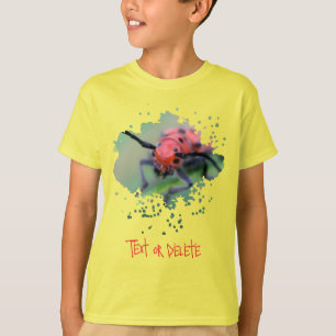 Camiseta Bicho feo rojo personalizado