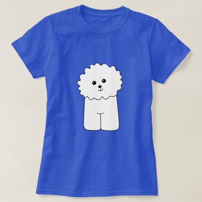 Camiseta Bichon Frise. (Diseño del anverso)