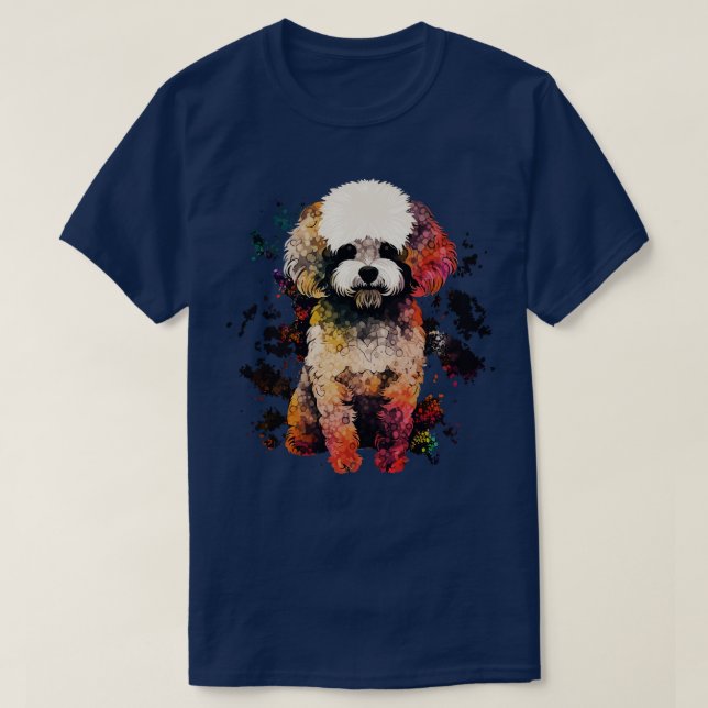 Camiseta Bichon Frise (Diseño del anverso)