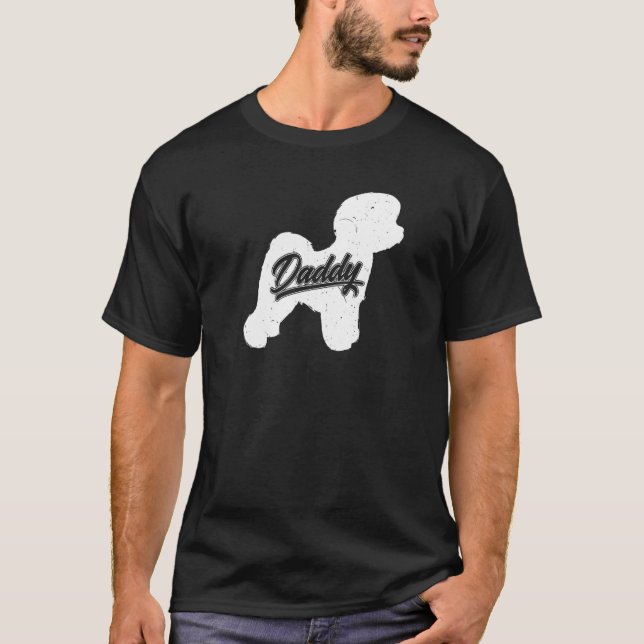 Camiseta Bichon Frise Daddy Dueño De Perro Papa Padres De B (Anverso)