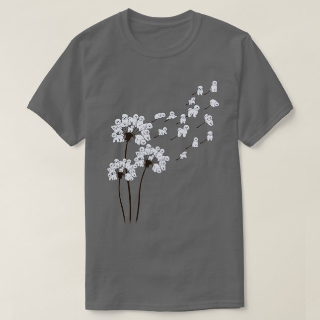 Camiseta Bichon Frise Dandelion (Diseño del anverso)