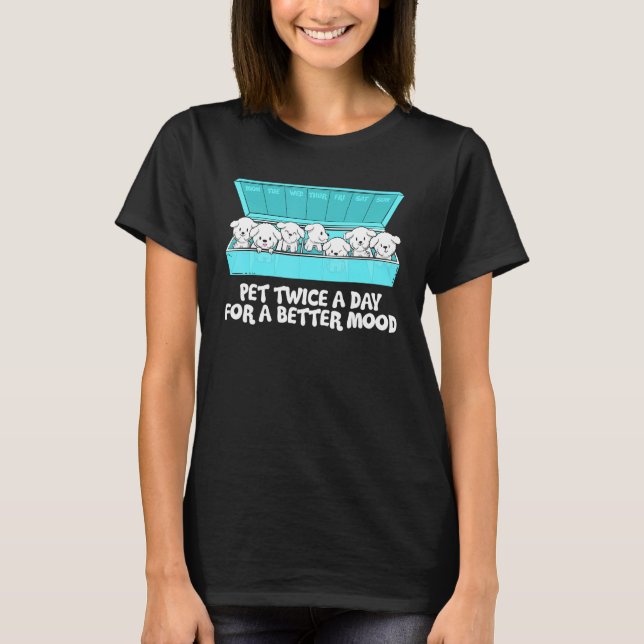 Camiseta Bichon Frise Dog Happiness Cynologist (Anverso)