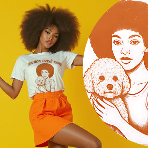 Camiseta Bichon Frise Dog Mom Social Club Women