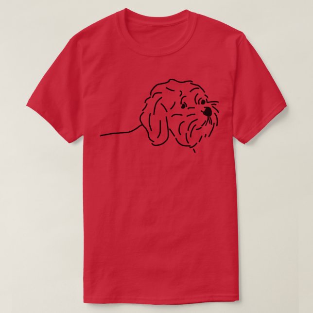 Camiseta Bichon Frise Dog Toon (Diseño del anverso)