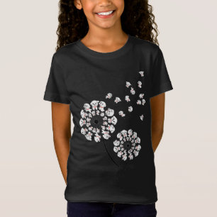 Camiseta Bichon Frise Flower Fly Dandelion Funny Perro Love