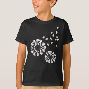Camiseta Bichon Frise Flower Fly Dandelion Funny Perro Love