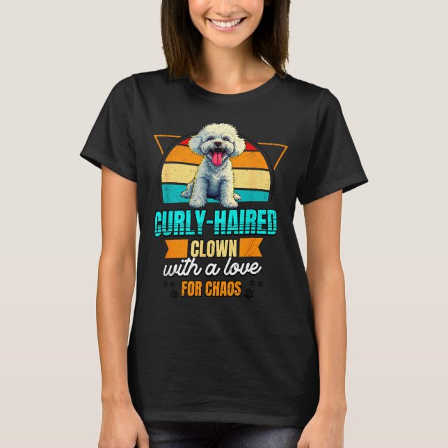 Camiseta Bichon Frise Lover Funny Bichon Frise Retro  (Anverso)