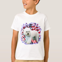 Camiseta Bichon Frise Patriot