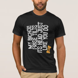 Camiseta Bichon Frisé Tlits se dirige como tú