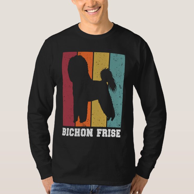 Camiseta Bichon Frise Vintage  2 (Anverso)