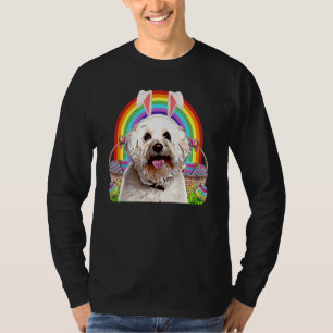 Camiseta Bichons Frise Dog Easter Bunny Egg Hunt