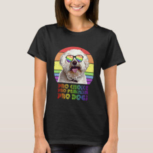 Camiseta Bichons Frise Pro Choice Pro Feminismo Pro Dogs Lg