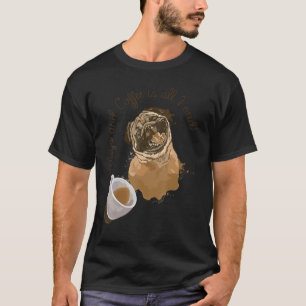 Camiseta Bichos Y Café Es Lo Único Que Necesito