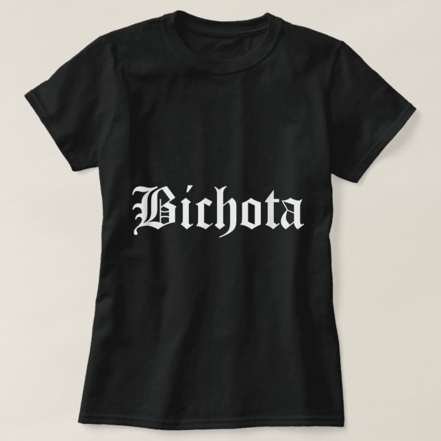 Camiseta Bichota Bosque Femenino Karol G Reggaeton Music Es (Diseño del anverso)