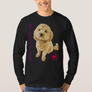 Camiseta Bichpoo Cachorro de perro cruza fideos Super Cubo
