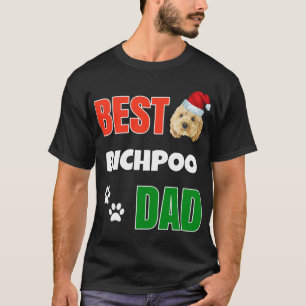 Camiseta Bichpoo Cuppy Dog Lover lindo a los mejores Navida