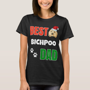 Camiseta Bichpoo Cuppy Dog Lover lindo a los mejores Navida