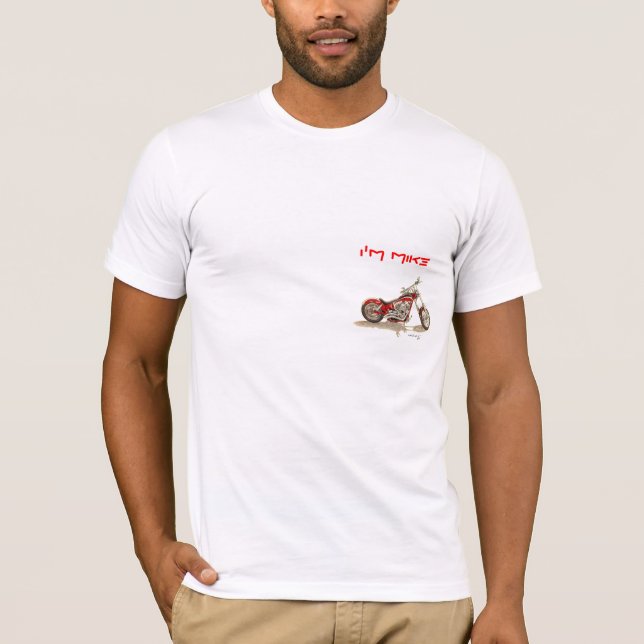 Camiseta Bici de encargo del proyecto de Mike (Anverso)