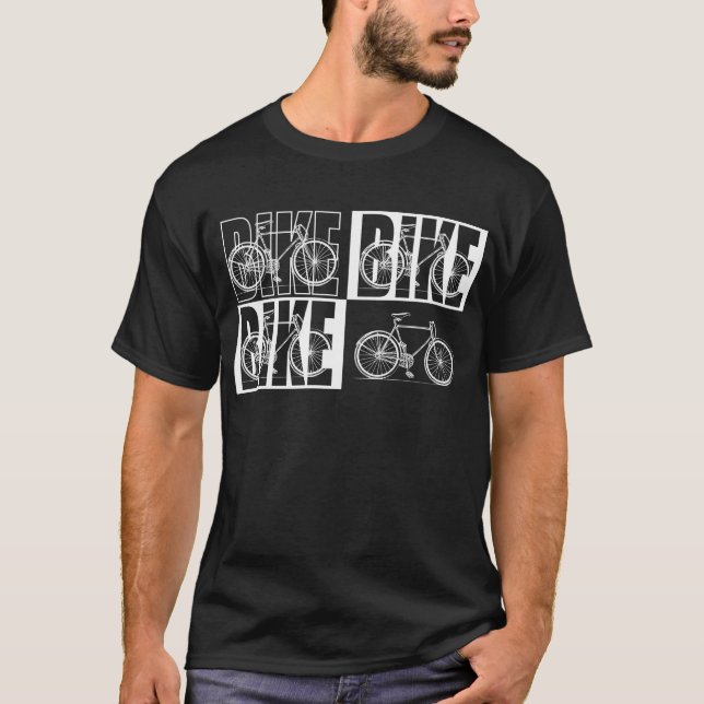 Camiseta ¡bici de la bici de la bici! (Anverso)