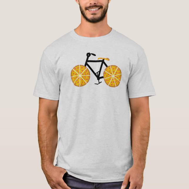 Camiseta Bici de la pizza (Anverso)