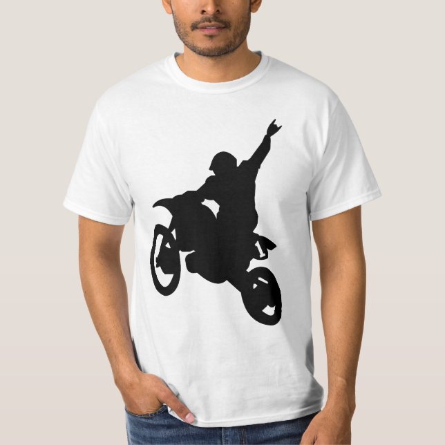 Camiseta Bici de la suciedad (negro) (Anverso)