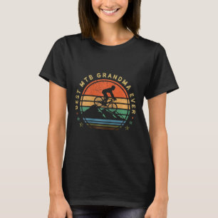 Camiseta Bici de montaña para mujeres Retro en bicicleta Vi
