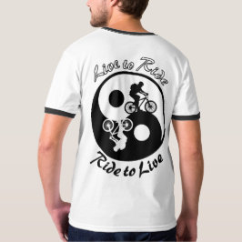 Camiseta Bici de montaña Yin Yan vivo para montar la