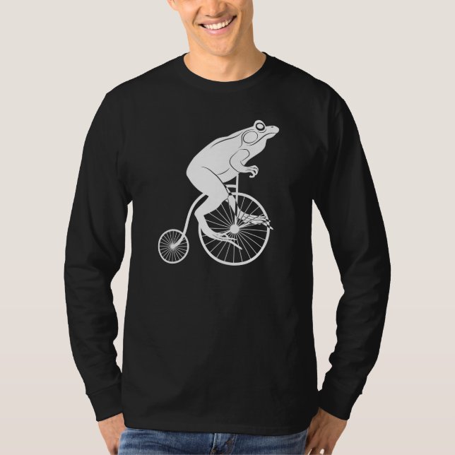 Camiseta Bici del comino del penique del montar a caballo (Anverso)