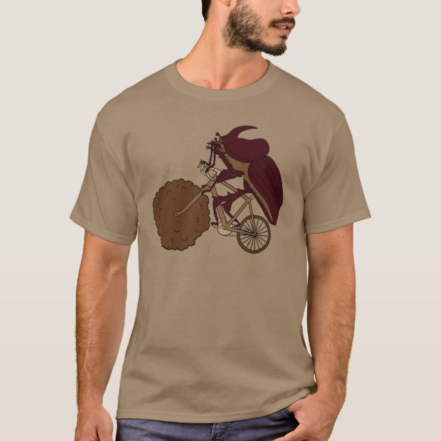 Camiseta Bici del montar a caballo del escarabajo de (Anverso)