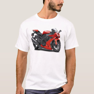 Camiseta Bici del rojo de Ninja