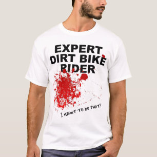 Camiseta Bici divertida sangrienta MotocrossT-Shi de la