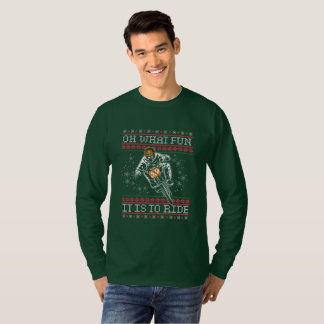Camiseta Bici fea del navidad BMX oh qué diversión es