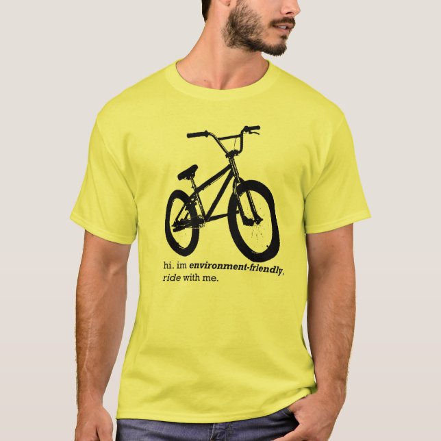 Camiseta bici respetuosa del medio ambiente (Anverso)