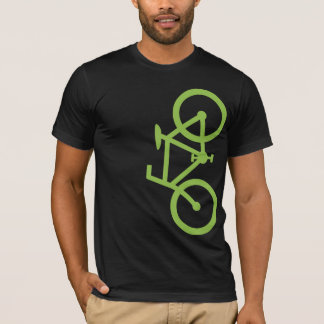 Camiseta Bici, silueta vertical, diseño de la cal