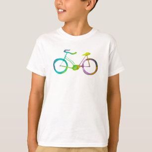 Camiseta Bicicleta acuarela