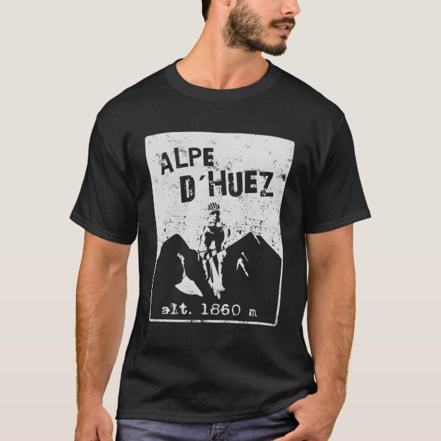 Camiseta Bicicleta Alpe D'Huez (Anverso)