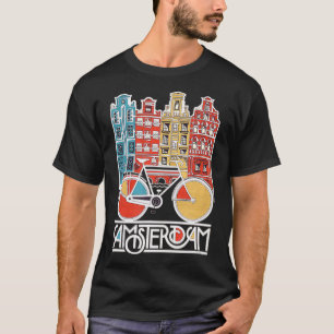Camiseta Bicicleta Amsterdam Netherlands Souvenir