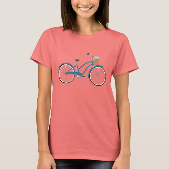 Camiseta Bicicleta azul (Anverso)