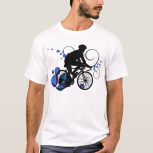 Camiseta Bicicleta - Azul