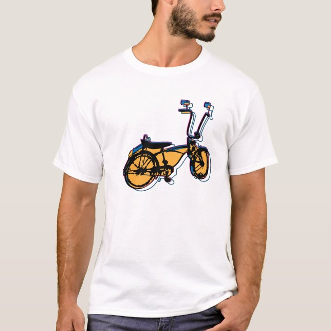 Camiseta Bicicleta baja del jinete (Anverso)