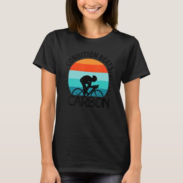 Camiseta Bicicleta Bicicleta Bicicleta Tiempo Gravedad Bici (Anverso)